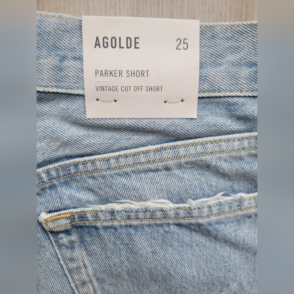 $148 Agolde Parker vintage cut off short in Swapmeet. Size 25 - Picture 6 of 7